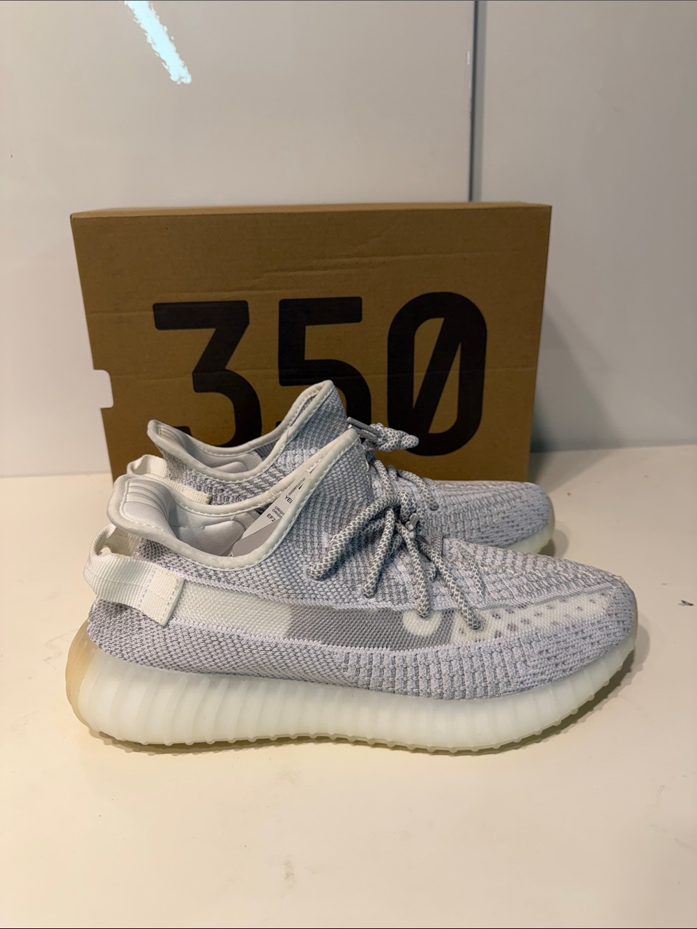 New adidas Yeezy Boost 350 V2 Light Grey static Yeezys men’s size 10.5